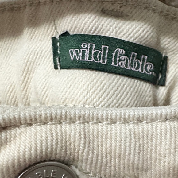 Wild Fable Beige Distressed Straight Leg Jeans - Picture 2 of 12